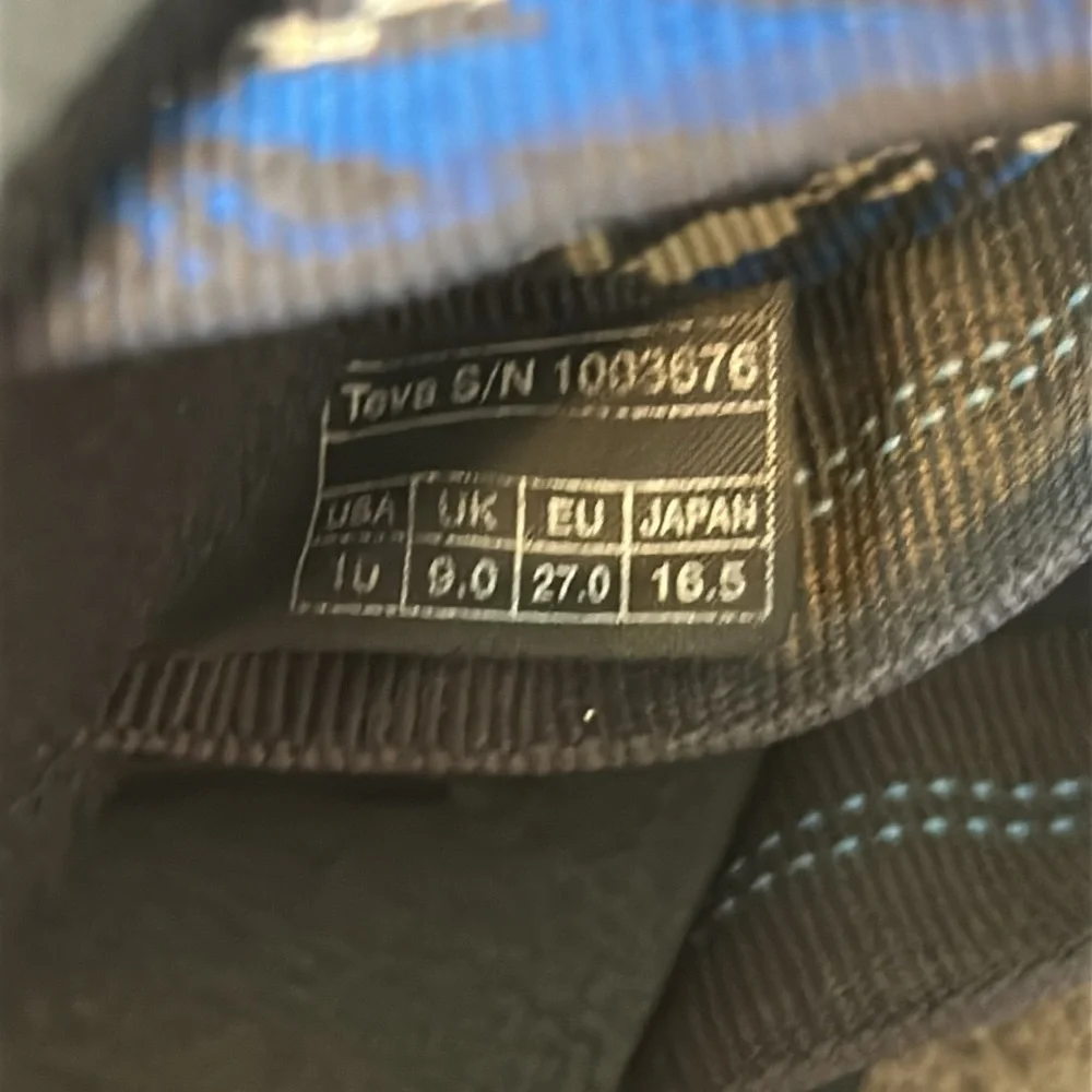 Teva Kids Sandals - Black and Blue ⭐️
